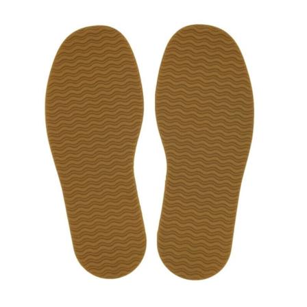 1 Par Sko Mat Stickers Gummi Skostykker GUL Yellow