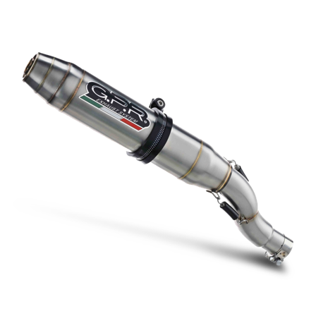 Tłumik Slip-On G.P.R. Deeptone Inox - Suzuki VanVan 200 2016-2016