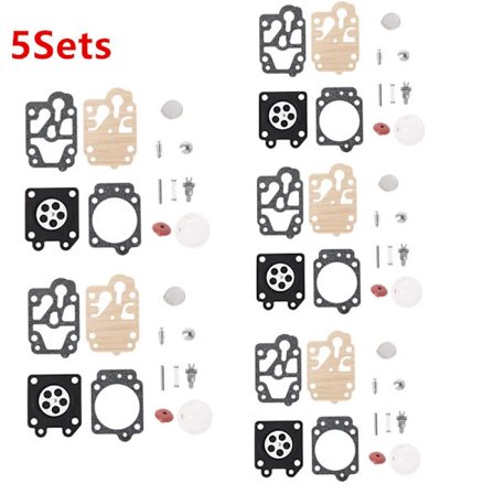 5 kpl kaasuttimen korjaussarja raivaussahan tiiviste 40-5/44F-5 34F kaasuttimille