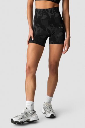 Camo Seamless Shorts Dark Grey Camo
