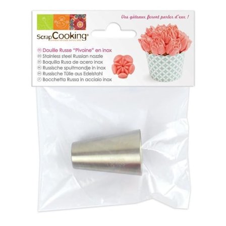 Venäläinen leivontatuubi Pivoine ruostumattomasta teräksestä