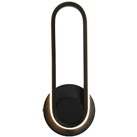 /EA/12W LED Vägglampa Inomhus, 330° Roterbar, Dimbar, Nattlampa