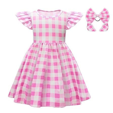 Kid Girls arbie Princess Cosplay Halloween fødselsdagsfest kjole B 120cm