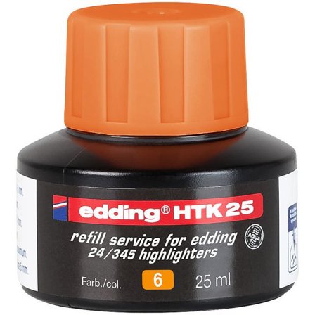 EDDING Refill HTK 25 ink orange 25 ml - Lyreco - Kontorsmaterial - Pennor - Pennpatroner