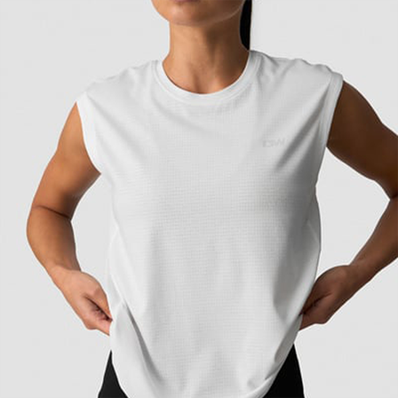 ICANIWILL Stride Treningssinglett Hvit