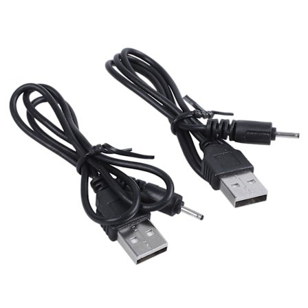 Usb-kabel 2,0 mm DC-laddare för 6280 E65 N73 N80 50 cm 2 st