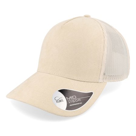 Atlantis - Beige trucker Casquette - Rapper Suede Beige Trucker @ Hatstore