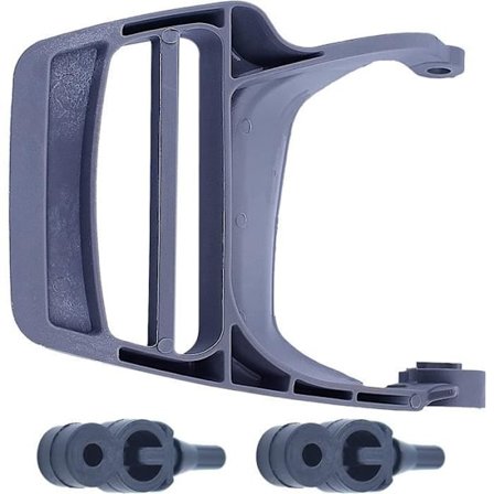 Ketjunsulkimen käsisuoja yhteensopiva Husqvarna 445 445E 450 450E 450 moottorisaha Rancherin kanssa, kaasuttimen tukityynyllä