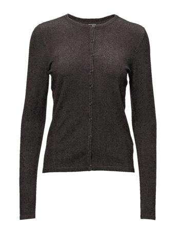 A8661, Milasz R-Neck Cardigan Strikkegenser Cardigan Svart Saint Tropez