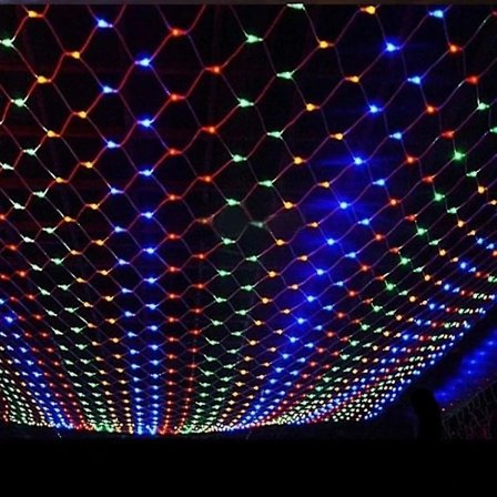 LED Net Lyskæde IP65 6mx4m 3mx2m LED Fleksibel Net Fe Lyskæde 880LED 200LED Mesh Kæde