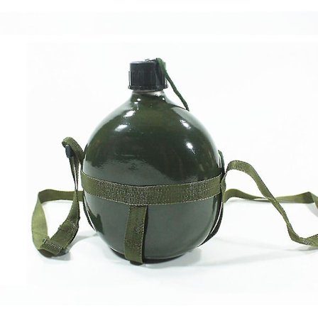 Vattenkokare för bergsklättring i aluminium med axelrem och kokkopp