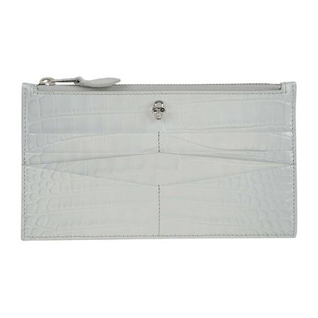 Alexander McQueen Wallets ; Cardholders Grå, Dame Punge og Kortholder, Størrelse: ONE Size