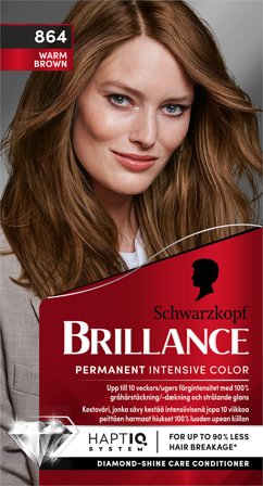 Schwarzkopf Brillance Hårfarve, Hår, Hårfarve, Permanent Hårfarve