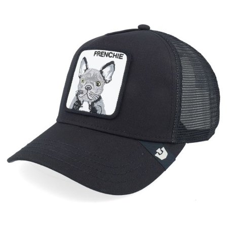 Goorin - Svart trucker Keps - Frenchie Void Black A-Frame Trucker @ Hatstore