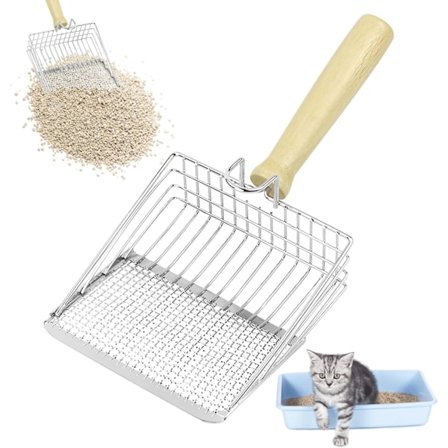 Kattebakkeskovl, Kaninbakkeskovl, Kattebakkeskovl, Premium Metal Kattebakkeskovl Holdbar Bakkeskovl Nemmere Rengøring