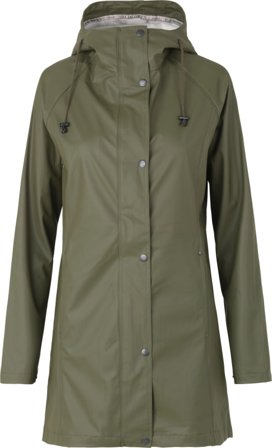 Ilse Jacobsen Women's Raincoat Women rain jackets Green 36