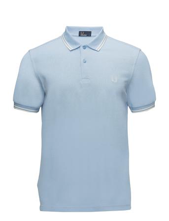 Twin Tipped Fp Shirt Polos Short-sleeved Blå Fred Perry