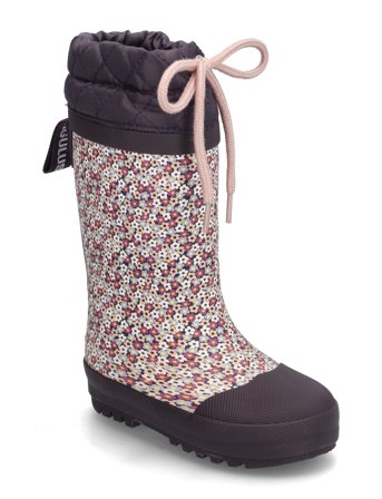 Rainboots With Woollining Purple ANGULUS