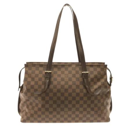 Louis Vuitton Vintage, Pre-owned Bag Bruin, Dames, Maat:ONE Size,Canvas