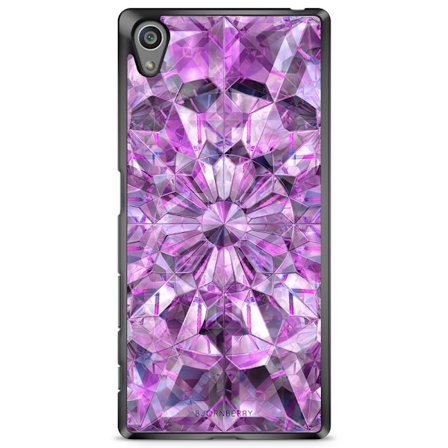 Bjornberry Skal Sony Xperia Z5 - Lila Kristaller