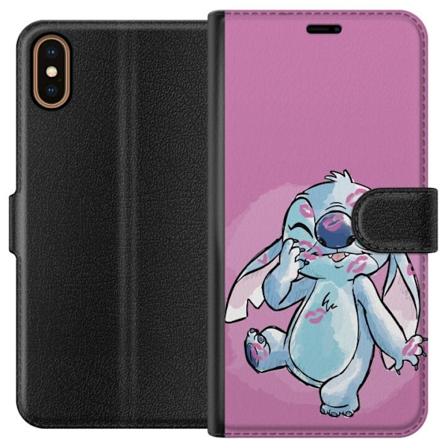 Apple iPhone X Lompakkokotelo Stitch Puss