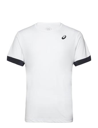 Men Court Ss Top Sport T-shirts Short-sleeved White Asics
