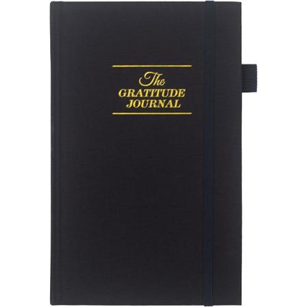 Tacksamhetsjournalen - Inspirera tacksamhet, mindfulness, positivitet, lycka, bekräftelse, produktivitet och självvård. (Svart)