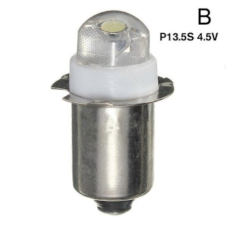P13.5S LED 0.5W 3V 4.5V 6V indikator signal instrument liten pære [Db]