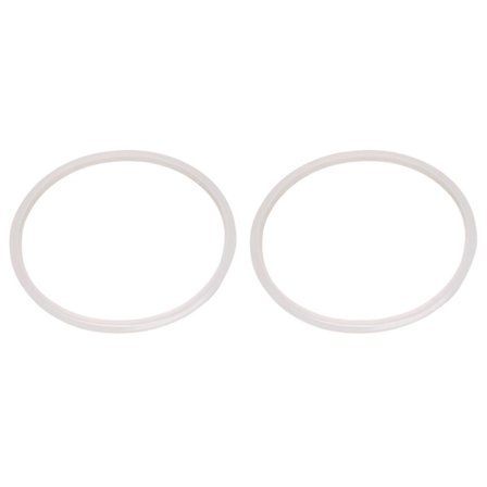 Silikonpakning Tetningsring for trykkoker 22 cm indre diameter, 2 stk, transparent