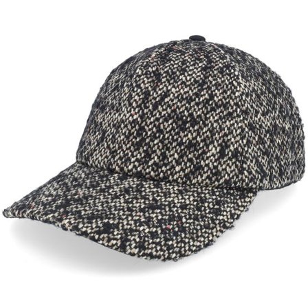 Upfront - Svart unconstructed Keps - Cammo Baseball Cap Black Dad Cap @ Hatstore