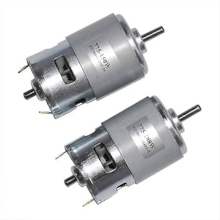 775 Motor DC 12v 24v 80w 150w 288w DC Motor Stort Vridmoment Hög Effekt DC Motor Dubbla Kullager Spindelmotor