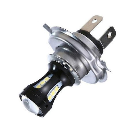 H4 Motorcykelstrålkastare 3030 18smd Led Bil Huvud Ljus Lampa Glödlampa 950lm 6000k 18w 12-24v