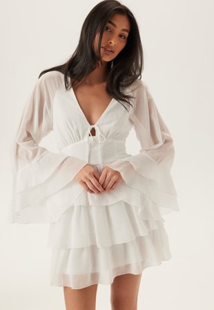 Bubbleroom Occasion Triple Flounce Short Dress Klær