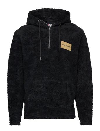 Dpteddy Half Zip Sweatshirts & Hoodies Fleeces & Midlayers Sort Denim Project