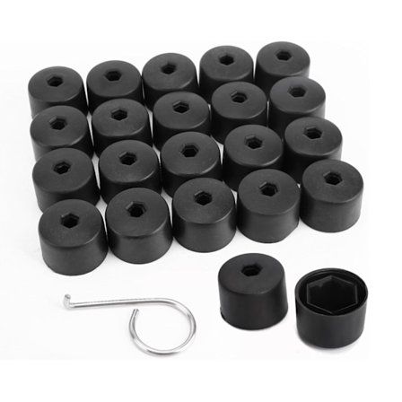 Pyöränmutterinsuojus / Pyöränpulttisuojus 17mm - 20-Kpl