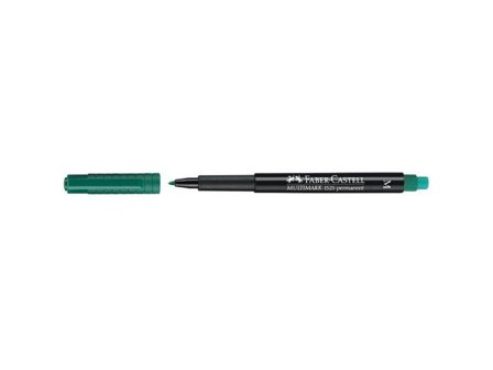 FABER-CASTELL Märkpenna VF Multimark Perm. M grön - Lyreco - Kontorsmaterial - Pennor - Märkpennor - Rund spets