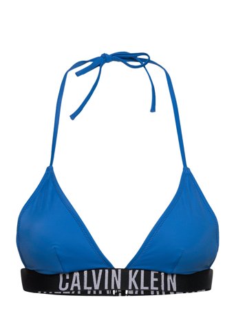 Triangle-Rp Swimwear Bikinis Bikini Tops Triangle Bikinitops Blå Calvin Klein*Betinget Tilbud