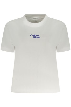 Calvin Klein T-shirt Maniche Corte Donna Bianco
