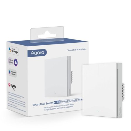 Aqara Smart Wall Switch H1 (No Neutral) Single Rocker