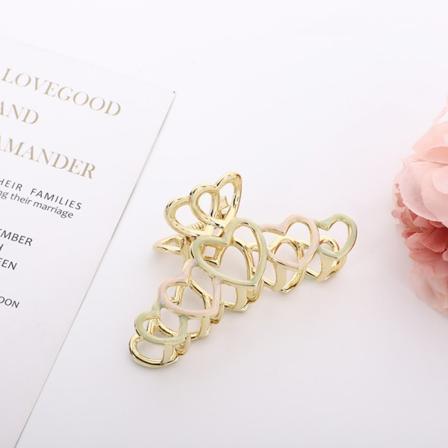 2 kpl Hiustenpidikkeet Naisille ja Tytöille Metalliseos Kukkaklipsit Leuka Klipsit ----Vaaleanvihreä