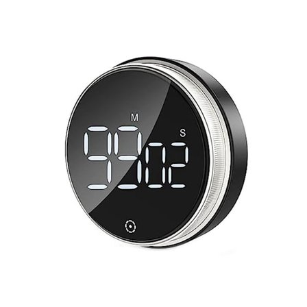 Digital Timer, Magnetisk Timer For Matlaging, Visuell Timer Med LED-skjerm, Justerbart Volum(batteri