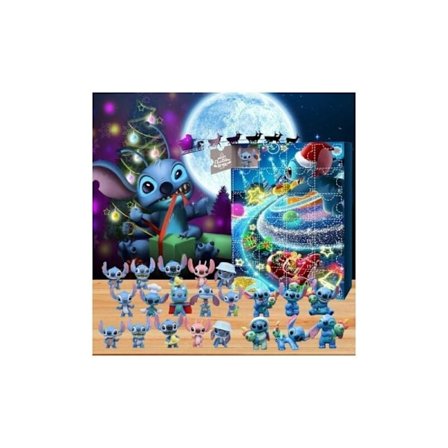 Stitch Julekalender 2025 (2618cm): Perfekt 24 Dagers Julekalender - Overraskelsesgave til Jenter, Gutter og Barn