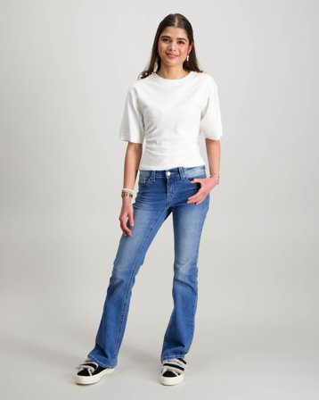 RYVLS Soft Knit Tie Tee Kremowy Swetry Dziewczyna - Kids Brand Store