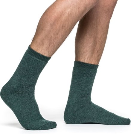 Woolpower Socks 400 Men hiking socks Green 40-44
