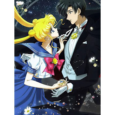 30x40cm DIY Diamantmålning Set för Vuxna och Barn - Anime Gi