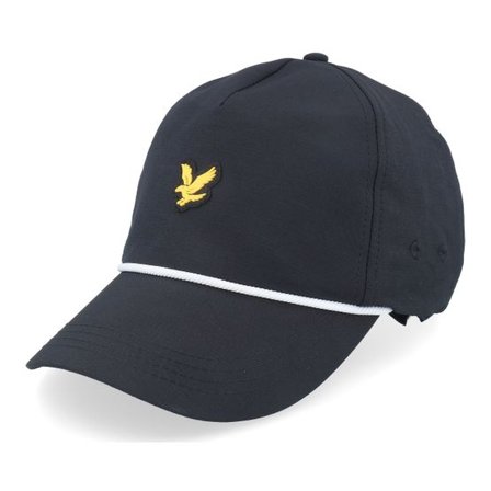 Lyle & Scott - Svart adjustable Keps - Golf Cap Jet Black Adjustable @ Hatstore