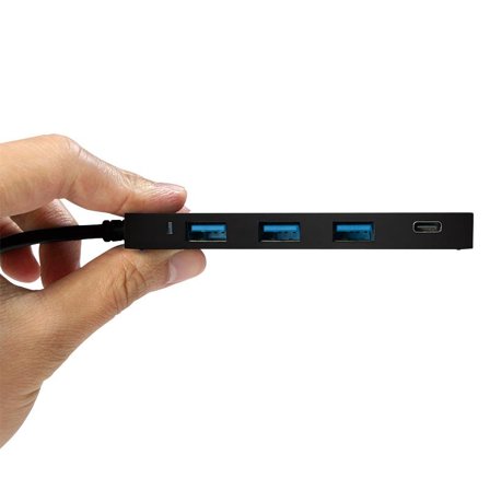 LogiLink LOGILINK- Ultra-slim USB-C 3.1 hub, 4-port, black