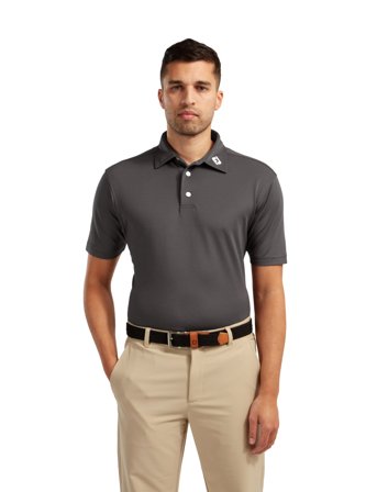 FootJoy Stretch Pique Solid - Grey - XXL