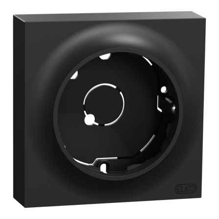 Elko EKO50021 Pintakehys 1-pintakojerasia, matala, kytkimille Musta, Kytkimet & pistorasiat