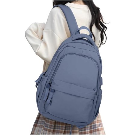 Ryggsekk - 14-tommers Laptop Ryggsekk Vanntett Lett Dagstursekk, Skolesekk for Jenter Gutter, Universitetsbokveske